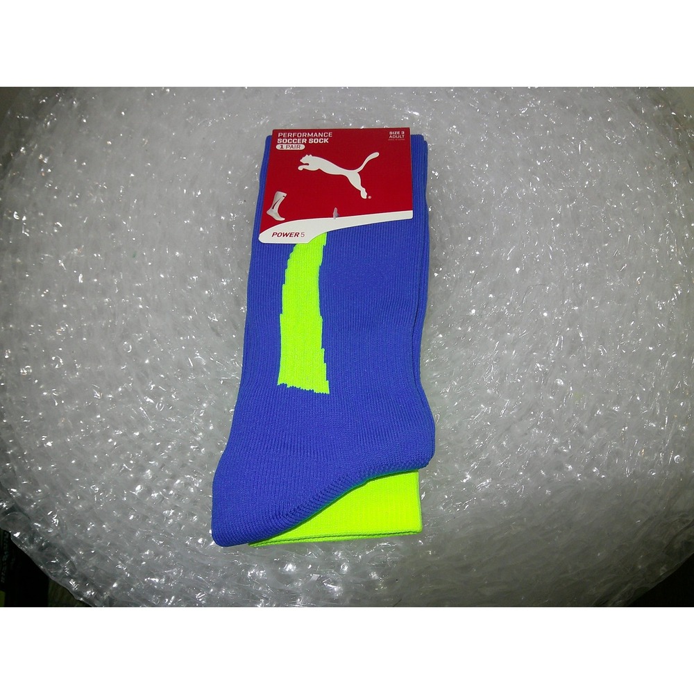 Puma Power 5 Soccer‎ Socks Moisture Wicking Mesh Ventilation US 7-12